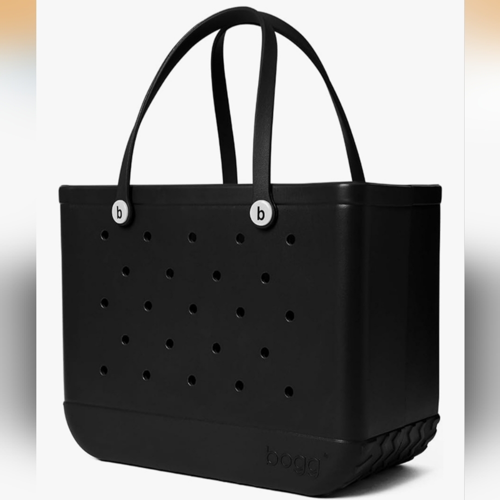 BOGG BAG Black Tote with Vent Holes